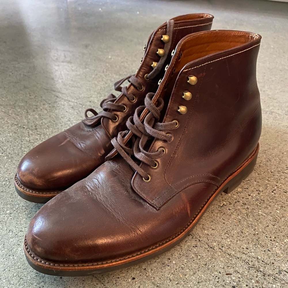 J crew Kenton plain toe boot US 12